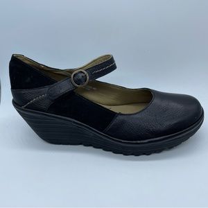 Fly London Yawo Wedge Mary Jane size 9